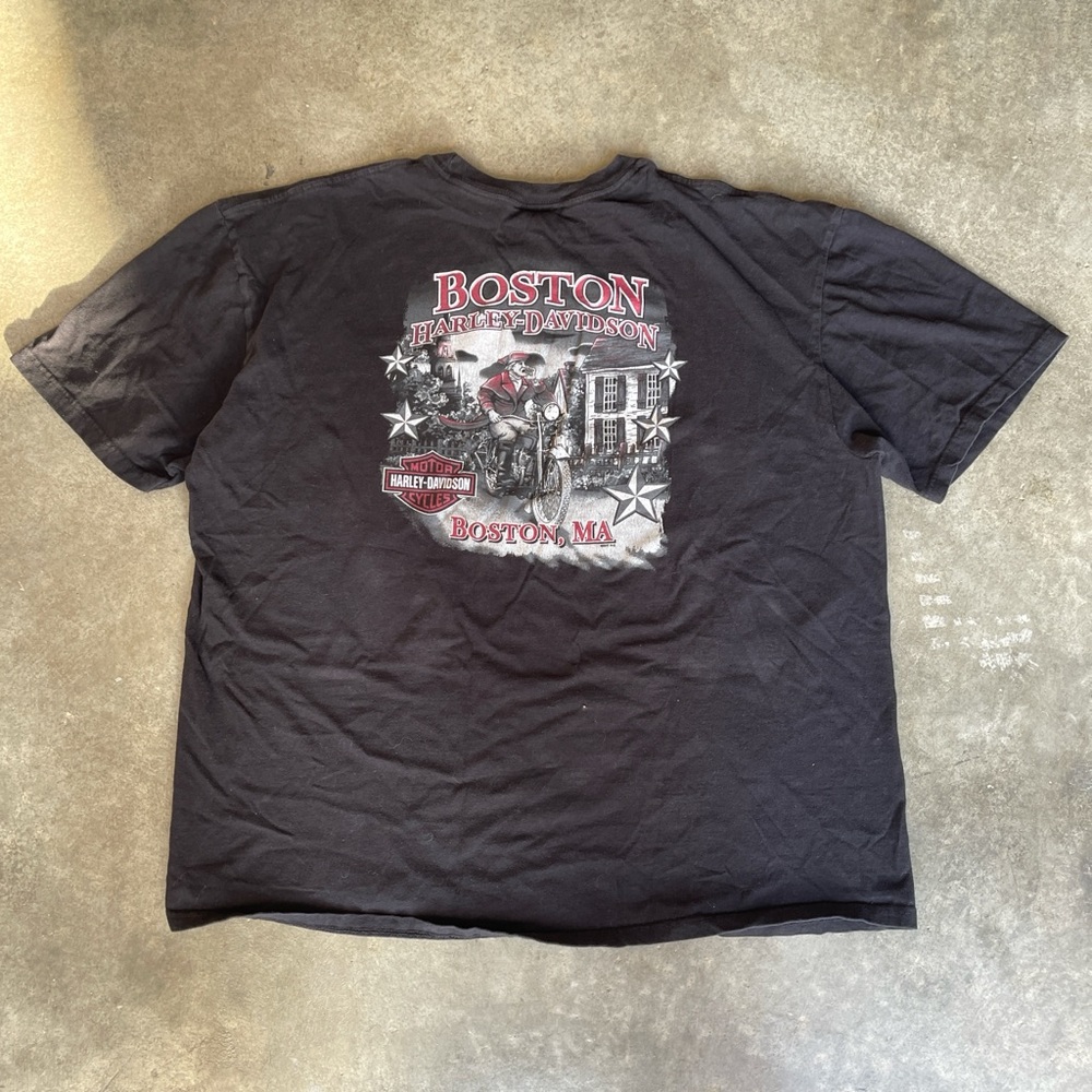 RARE VINTAGE 2000s HARLEY DAVIDSON GRAPHIC BIKER SKATER STREETWEAR - Picture 6 of 8